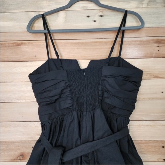 Zara Black Voluminous Bubble Mini Dress Event Evening Cocktail Wedding Guest - Picture 5 of 10